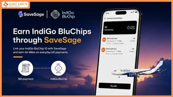 SaveSage partners with IndiGo to reward customers on everyday bill payments