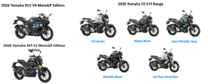 Yamaha Brings Back Popular MotoGP Editions on Customer Demand,
Expands FZ Colour Palette