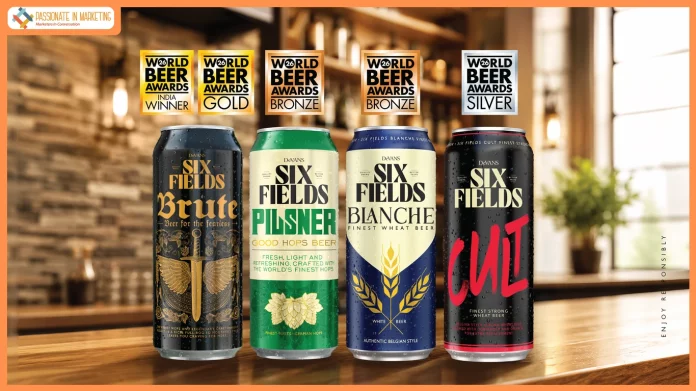 Six Fields Wins Five Medals at World Beer Awards 2026, Across Three Distinct Beer Styles