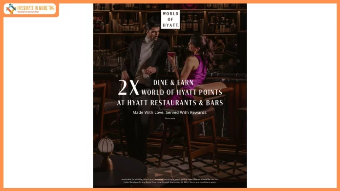 World of Hyatt members earn double dining points across participating Hyatt restaurants and bars until September 2026.