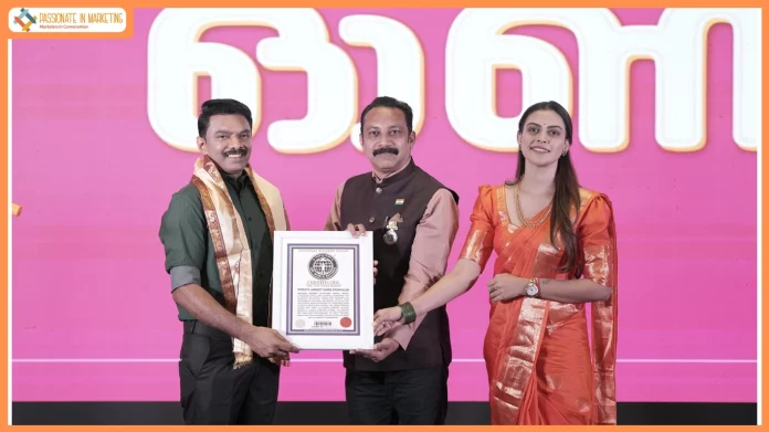 Maharani Wedding Collections Bags World Record with World’s Largest ‘Saree Pookkalam’