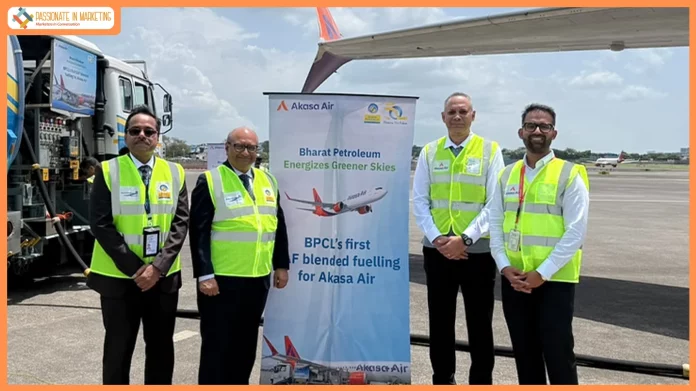 Akasa Air and BPCL successfully operate commercial flight using Sustainable Aviation Fuel (SAF)