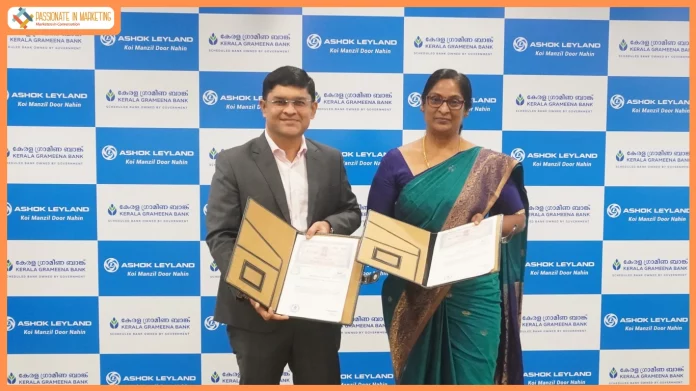 Ashok Leyland partners with Kerala Grameena Bank for providing Vehicle Finance facilities