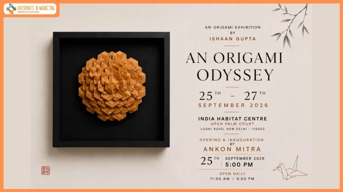 At 14, Ishaan Gupta Brings Five Years of Origami Exploration to Delhi