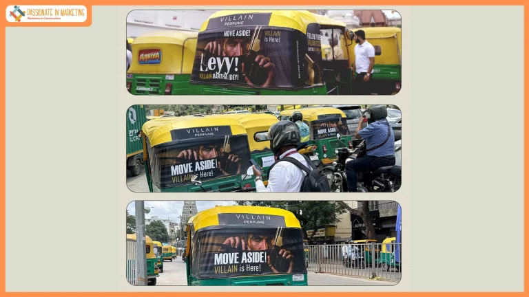 BRND.ME’s perfume brand Villain puts its Gold Revolver on the move across Bengaluru