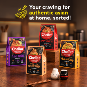 Tasty Bite’s Cheffin’ Unveils New Digital Campaign to Launch First-of-its-Kind Asian Noodle Kits