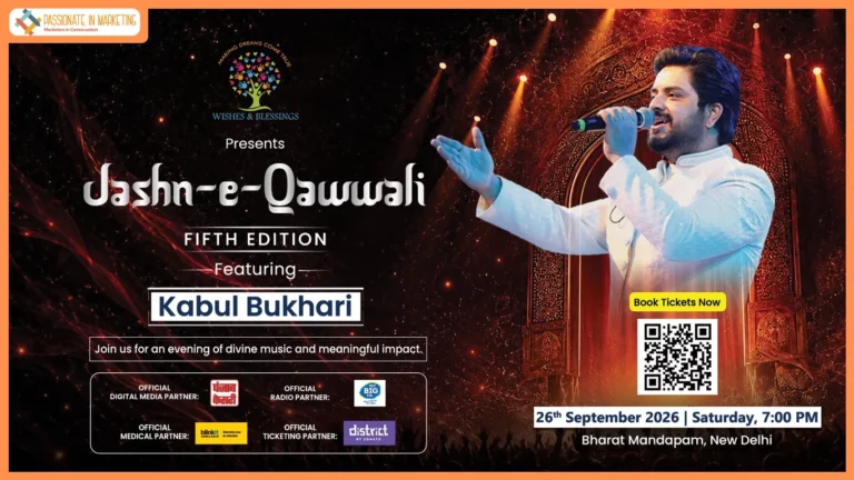 Delhi’s Most Soulful Evening Returns: Jashn-E-Qawwali 5.0 Set to Take Over the Iconic Bharat Mandapam