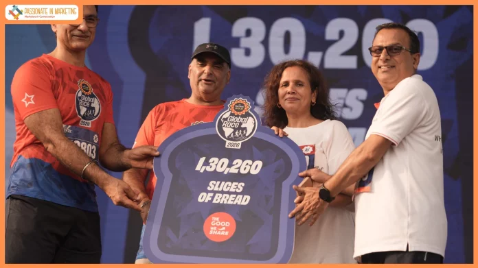 Harvest Gold donates a record-breaking 1.3 Lakh bread slices as part of the 'Harvest Gold Global Race 2026’