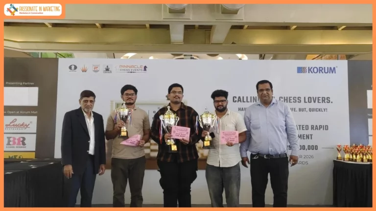 Korum Mall Hosts 5th Pinnacle FIDE Rated Rapid Chess Tournament, Draws 428 Participants from Across India