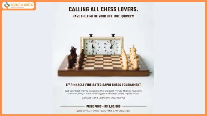 Korum Mall to Host 5th Pinnacle FIDE Rated Rapid Chess Tournament
