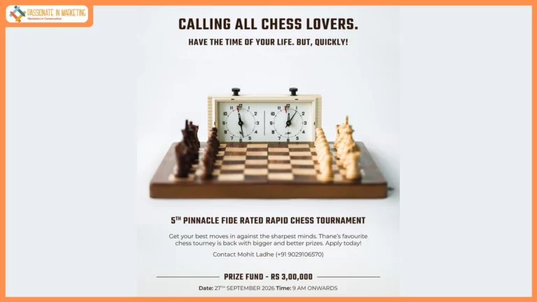 Korum Mall to Host 5th Pinnacle FIDE Rated Rapid Chess Tournament