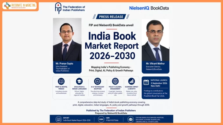 Landmark India Book Market Report 2026–2030 to Be Unveiled on 3rd September by FIP and NielsenIQBookData