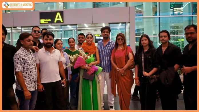 Miss Universe India 2026 Fourth Runner-Up, Receives Warm Welcome in New Delhi