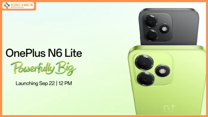 OnePlus Introduces N6 Lite: Powerfully Big, Built for Everyday Power, Entertainment and More