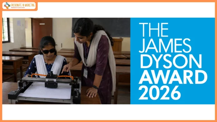 RUDHRA wins the India national stage of James Dyson Award 2026 A voice-enabled Braille printer that transforms spoken words into Braille instantly