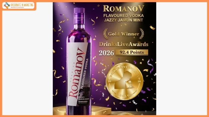 Romanov Jazzy Jamun Mint Triumphs with Gold at DrinksLive Awards 2026