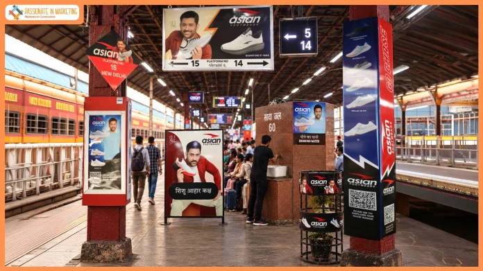 Asian Footwears Connects with India’s Aspirational Consumers Through New Delhi Railway Station Branding