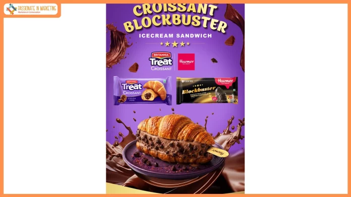 Two Indulgences. One Delicious Bite: Britannia Treat Croissant and Havmor Blockbuster Come together for a Deliciously Trending Croissant and Ice Cream Pairing