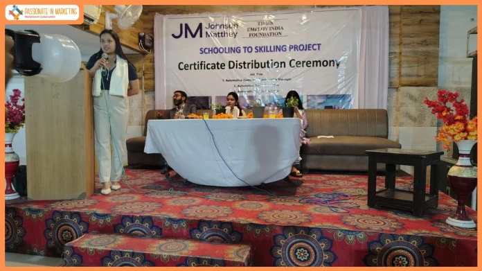 Johnson Matthey, Times Employ India Foundation Equips Underprivileged Youth for Automotive Careers through ‘Schooling to Skilling’