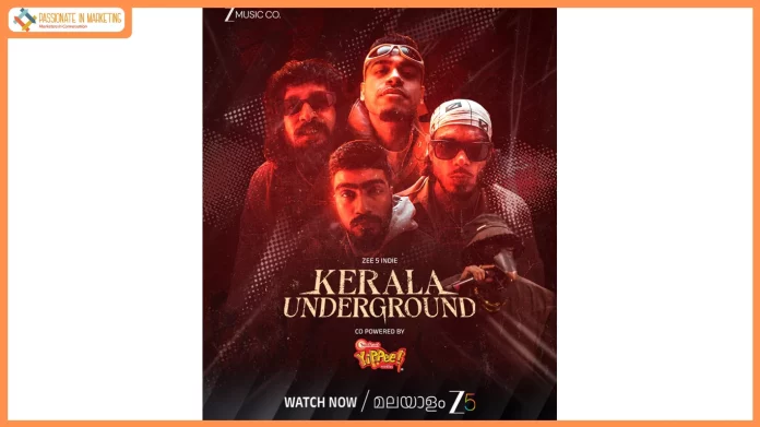 Malayalam Zee 5 and Zee Music Company partner to amplify Kerala’s underground Hip-Hop culture; Zee 5 Indie Kerala Underground, which is now streaming on Malayalam Zee 5