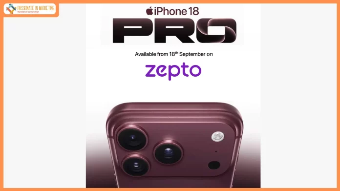 Zepto Brings iPhone 18 Pro and AirPods 5 from September 18