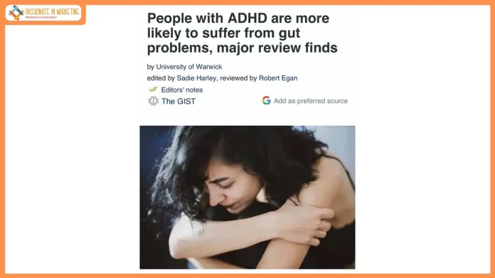 People with ADHD more likely to suffer from gut problems, major review finds
