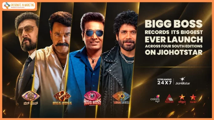 Bigg Boss South Crosses Half a Billion Watch Hours in Just 5 Weeks; 75+ Brands Bet Big on the Franchise