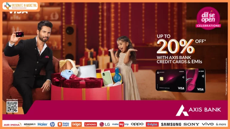 From Little Wishes to Bigger Celebrations: Shahid Kapoor brings Axis Bank and Visa’s ‘Iss festive season, har khushi ko banao badi’ to life