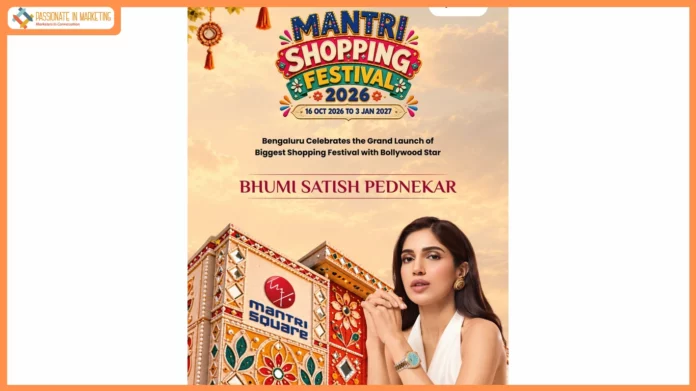 Mantri Square Mall to Unveil Mantri Shopping Festival 3.0 with Bollywood Actress Bhumi Pednekar