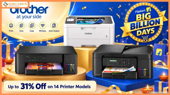 Brother India Offers Up to 31% Off Across 14 Printer Models This Flipkart Big Billion Days 2026