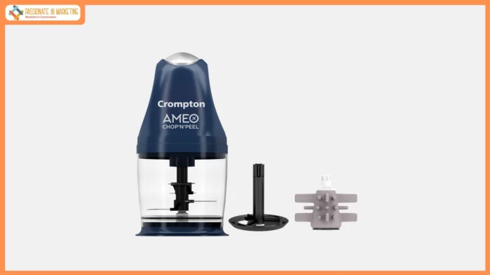 Crompton Launches Ameo Chop’N’Peel, Bringing Peeling, Chopping and Whisking into One Appliance