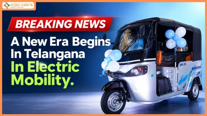 EKA new Electric Autorickshaw launched in Telangana with unique AC-DC Charging Technology