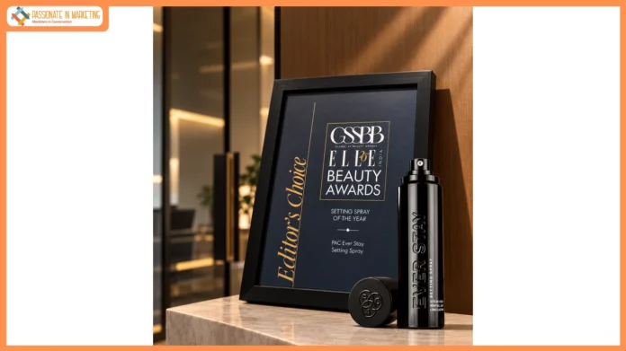 PAC Cosmetics’ Ever Stay Setting Spray Wins ‘Editor’s Choice: Setting Spray of the Year’ at the ELLE Beauty Awards 2026
