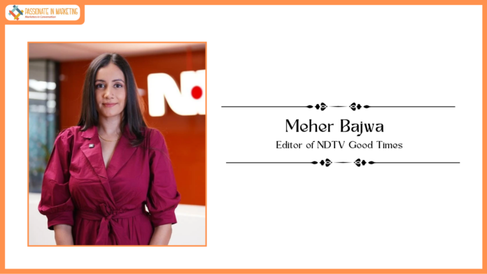Meher Bajwa Joins NDTV to Lead Good Times into Its Next Chapter