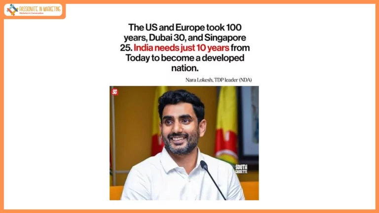 US & Europe Took 100 Years, Dubai 30, Singapore 25: Andhra Pradesh Minister Nara Lokesh Says India Can Become Developed in One Decade