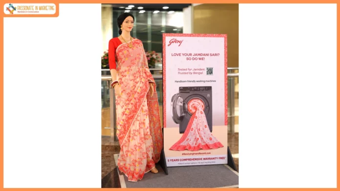 Godrej’s Appliances spotlights Bengal’s Jamdani, addressing the dilemma around washing handlooms