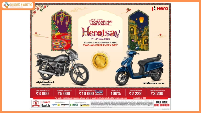 Hero MotoCorp Brings Festive Cheer with ‘Hero Sang Tyohar Hai Har Kahin’