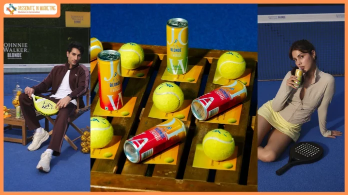 Ibrahim Ali Khan and Rhea Chakraborty serve up a friendly exhibition match at Padel Jam by Johnnie Walker Blonde Non-Alcoholic Lemonade