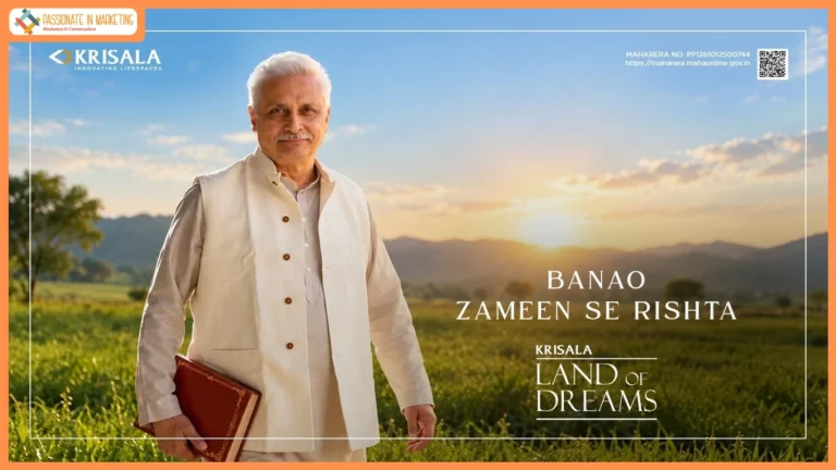 Krisala unveils ‘Zameen Se Rishta’ campaign featuring Piyush Mishra for the plotted Development project “Land of Dreams“