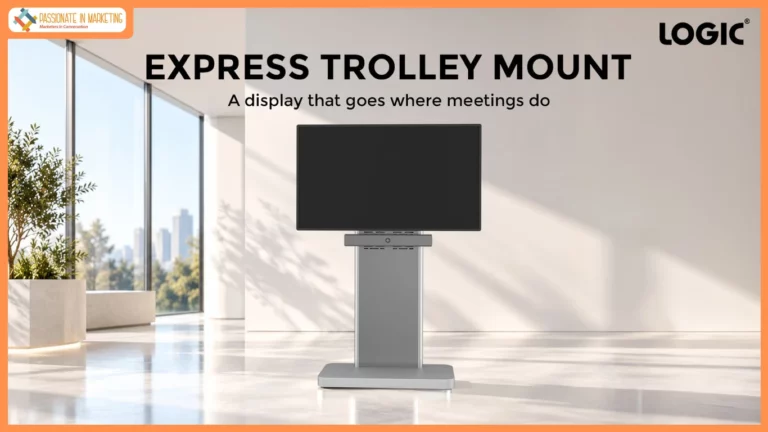 LOGIC Workspaces Adds Express Trolley Mount to Its Product Portfolio for Flexible Display Installations