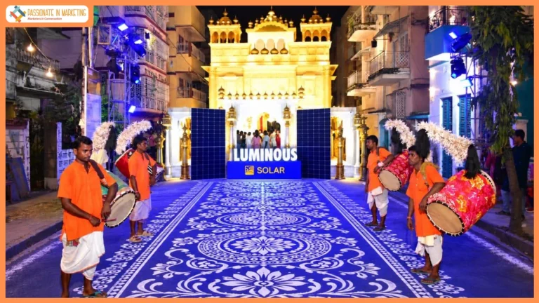 Luminous Solar Celebrates the Spirit of Durga Puja with 'Alo’r Alpona'