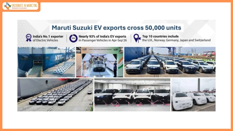 Maruti Suzuki, India’s No. 1 Electric Vehicle exporter, crosses EV exports of 50,000 units