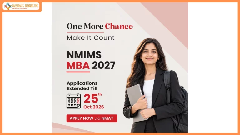 NMIMS School of Business Management Extends MBA 2027 Application Deadline to October 25, 2026