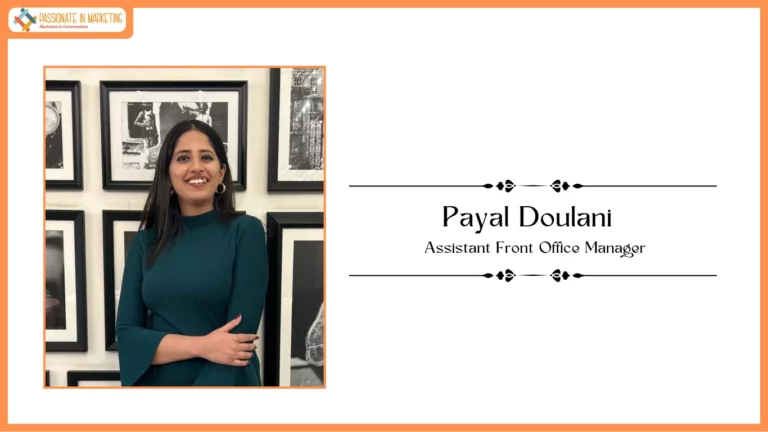 Hyatt Centric MG Road Bangalore Appoints Payal Doulani as Assistant Front Office Manager