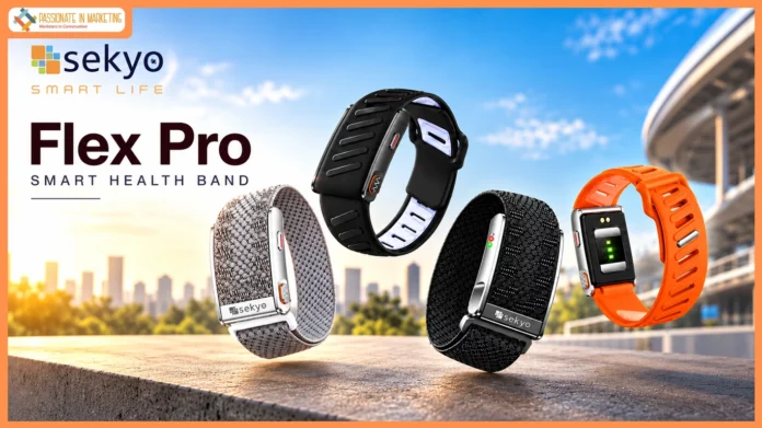 Sekyo Unveils FLEX PRO Smart Health Band with 45-Day Battery Life and AI-Powered Health Tracking & Insights