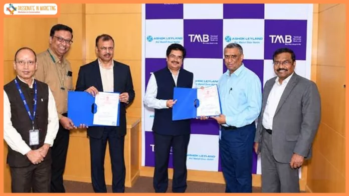 Ashok Leyland partners with Tamilnad Mercantile Bank for providing vehicle finance facilities