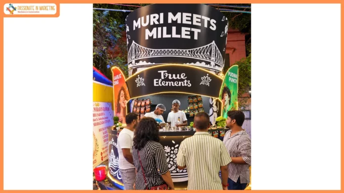 True Elements Brings Kolkata's Favourite Street Snack to Pujo Celebrations with a Larger-than-Life Jhalmuri Installation