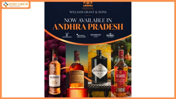 William Grant & Sons Expands India Footprint with Entry into Andhra Pradesh