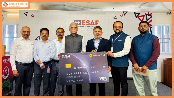 ESAF Small Finance Bank, Thomas Cook launch co-branded multicurrency forex card