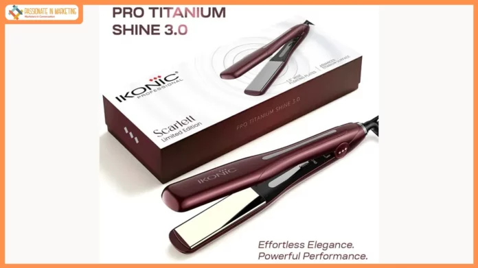 Ikonic Professional Expands Its Scarlett Limited Edition range with Pro Titanium Shine 3.0 Hair straightener and Hot Wand 2.0